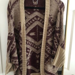 Aztec print sweater